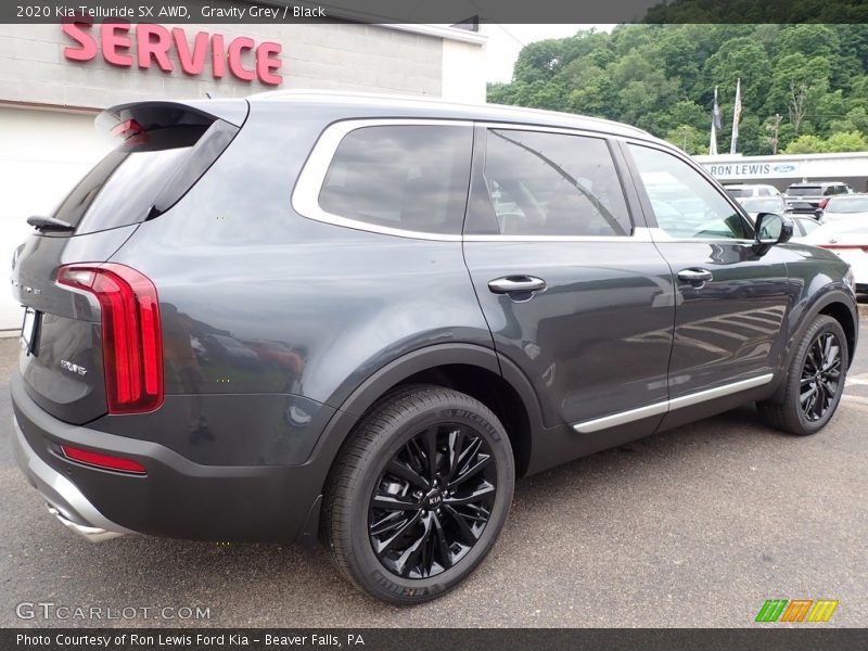 Gravity Grey / Black 2020 Kia Telluride SX AWD