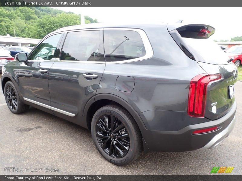 Gravity Grey / Black 2020 Kia Telluride SX AWD