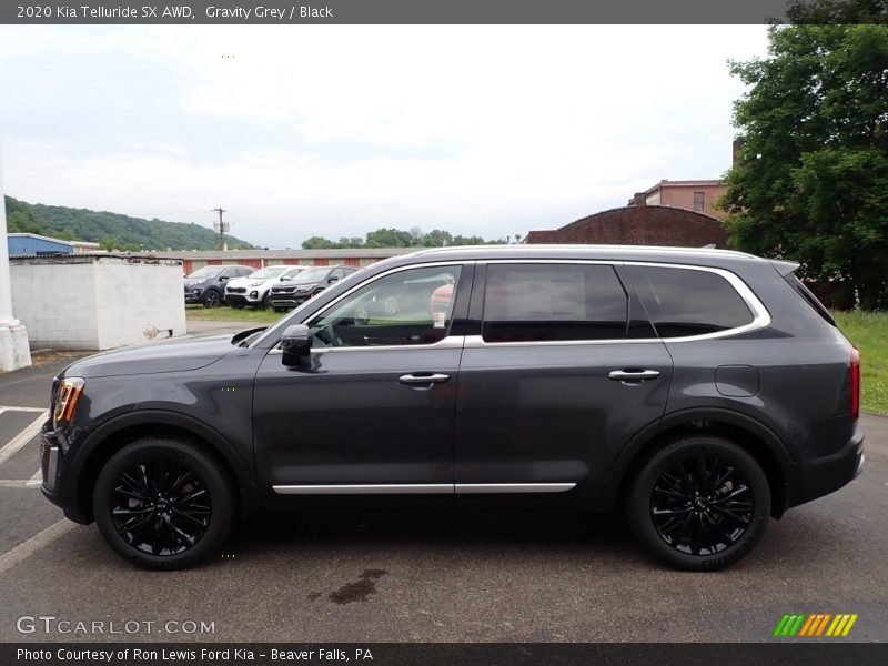 Gravity Grey / Black 2020 Kia Telluride SX AWD