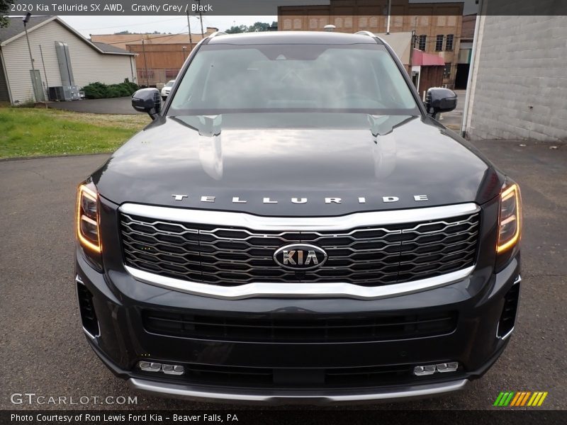 Gravity Grey / Black 2020 Kia Telluride SX AWD