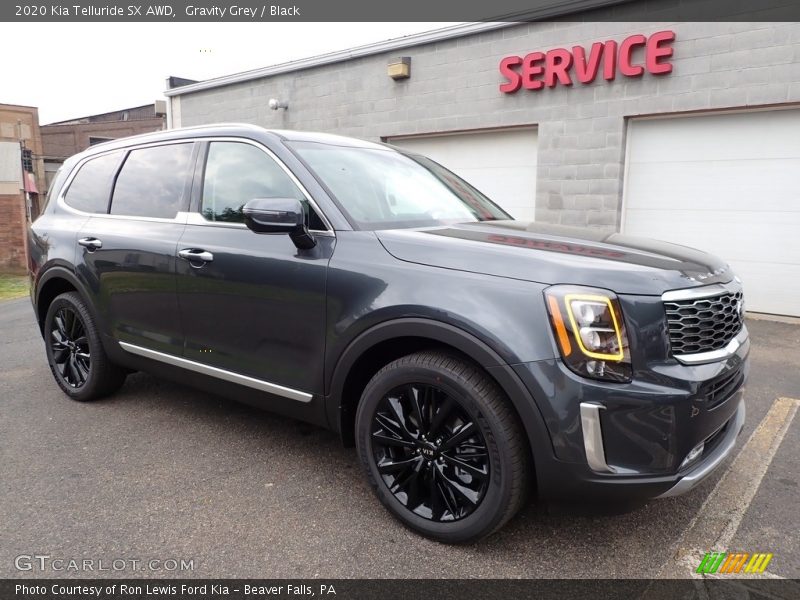 Gravity Grey / Black 2020 Kia Telluride SX AWD