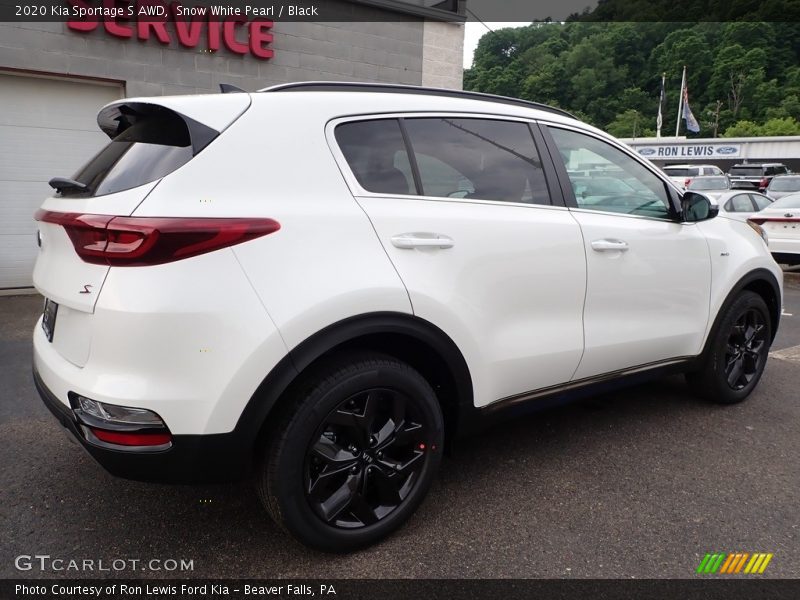 Snow White Pearl / Black 2020 Kia Sportage S AWD