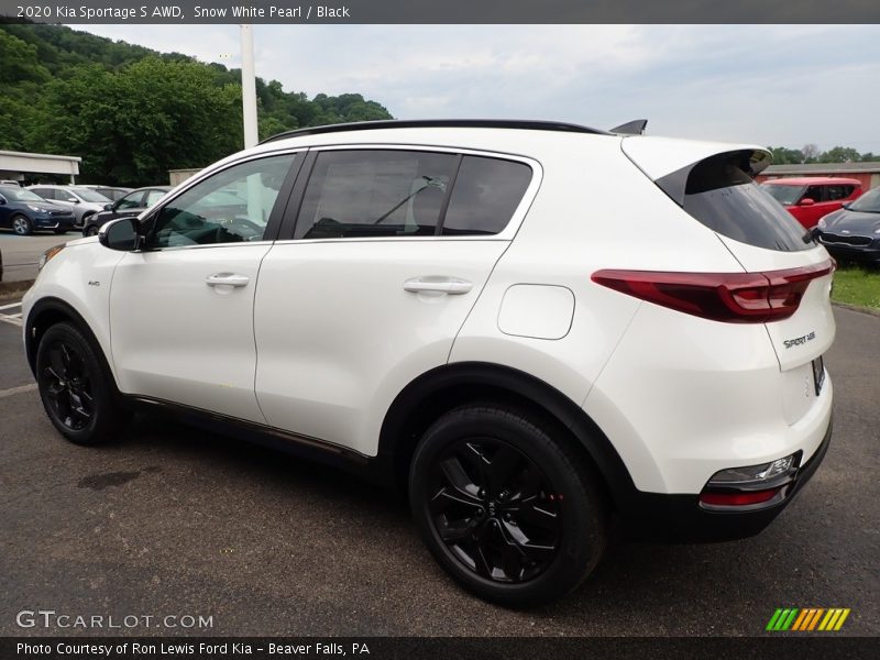 Snow White Pearl / Black 2020 Kia Sportage S AWD