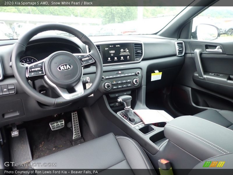 Snow White Pearl / Black 2020 Kia Sportage S AWD
