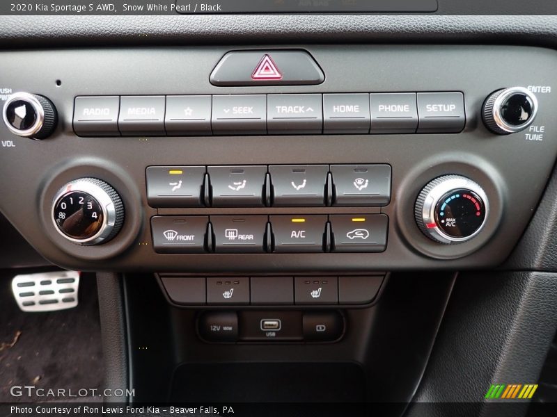 Snow White Pearl / Black 2020 Kia Sportage S AWD