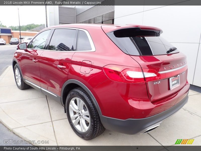 Ruby Red Metallic / Cappuccino 2018 Lincoln MKX Premiere AWD