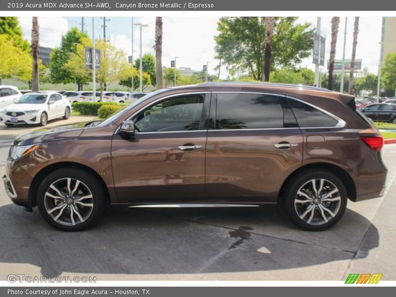 Canyon Bronze Metallic / Espresso 2019 Acura MDX Advance SH-AWD