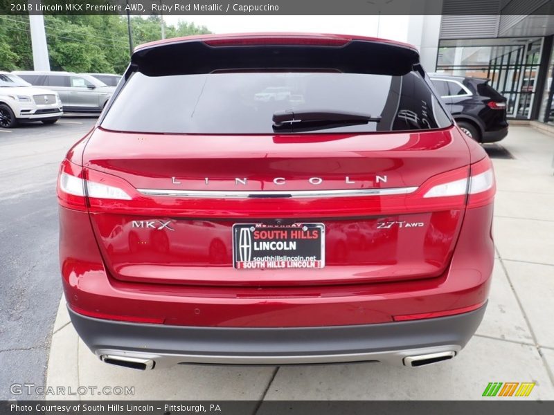 Ruby Red Metallic / Cappuccino 2018 Lincoln MKX Premiere AWD