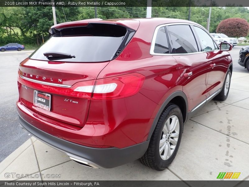Ruby Red Metallic / Cappuccino 2018 Lincoln MKX Premiere AWD