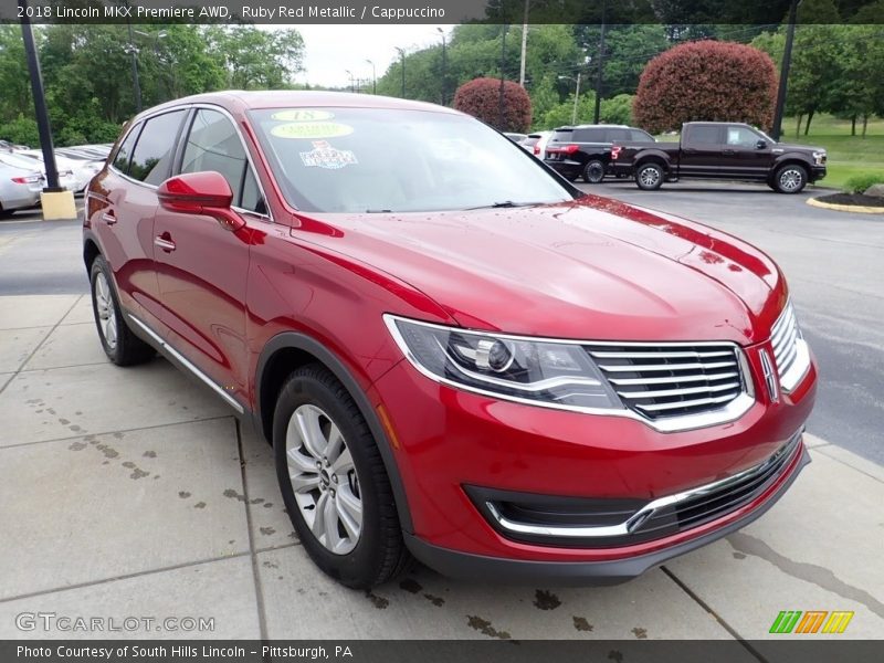 Ruby Red Metallic / Cappuccino 2018 Lincoln MKX Premiere AWD