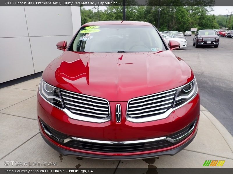 Ruby Red Metallic / Cappuccino 2018 Lincoln MKX Premiere AWD