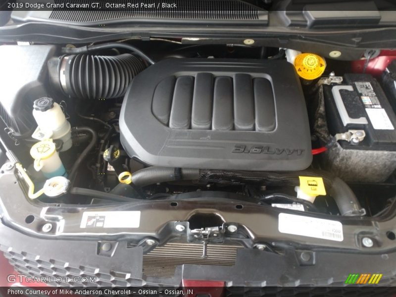 Octane Red Pearl / Black 2019 Dodge Grand Caravan GT