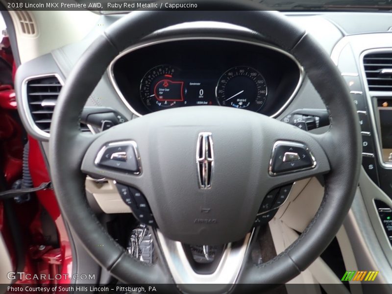 Ruby Red Metallic / Cappuccino 2018 Lincoln MKX Premiere AWD