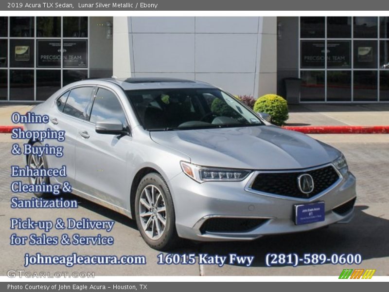 Lunar Silver Metallic / Ebony 2019 Acura TLX Sedan