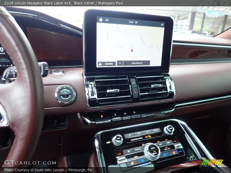 Black Velvet / Mahogany Red 2018 Lincoln Navigator Black Label 4x4