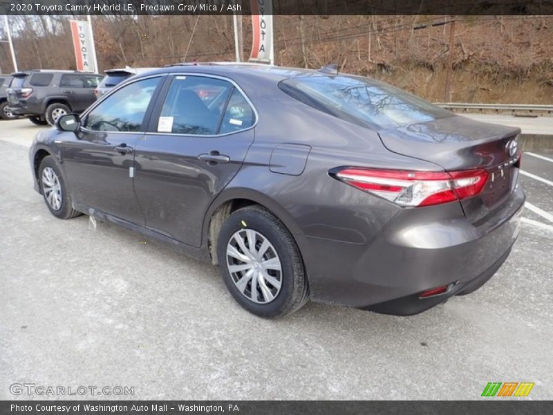 Predawn Gray Mica / Ash 2020 Toyota Camry Hybrid LE