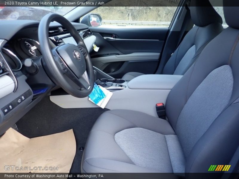 Predawn Gray Mica / Ash 2020 Toyota Camry Hybrid LE