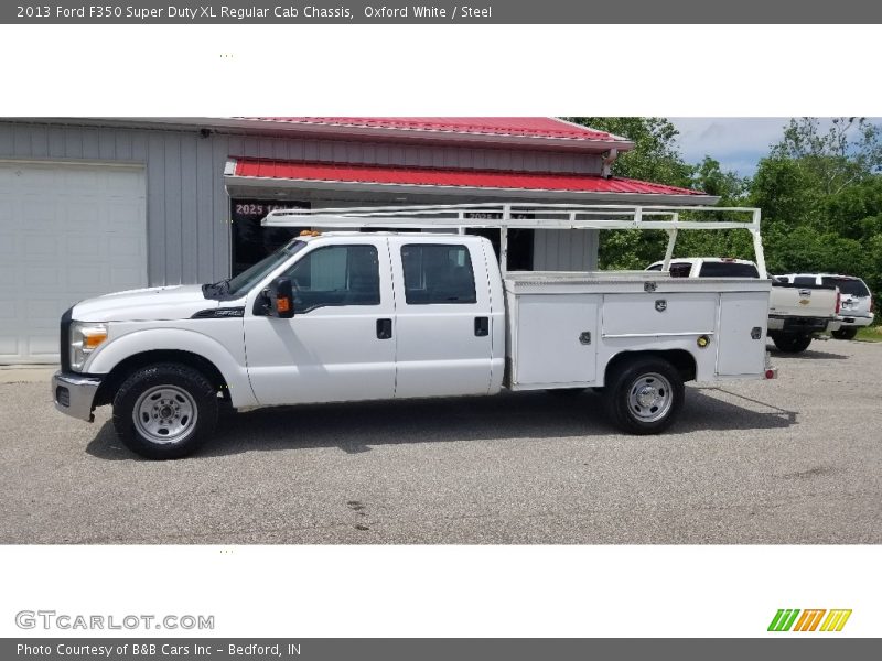 Oxford White / Steel 2013 Ford F350 Super Duty XL Regular Cab Chassis