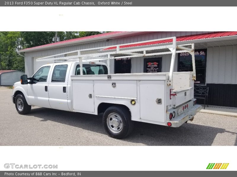 Oxford White / Steel 2013 Ford F350 Super Duty XL Regular Cab Chassis