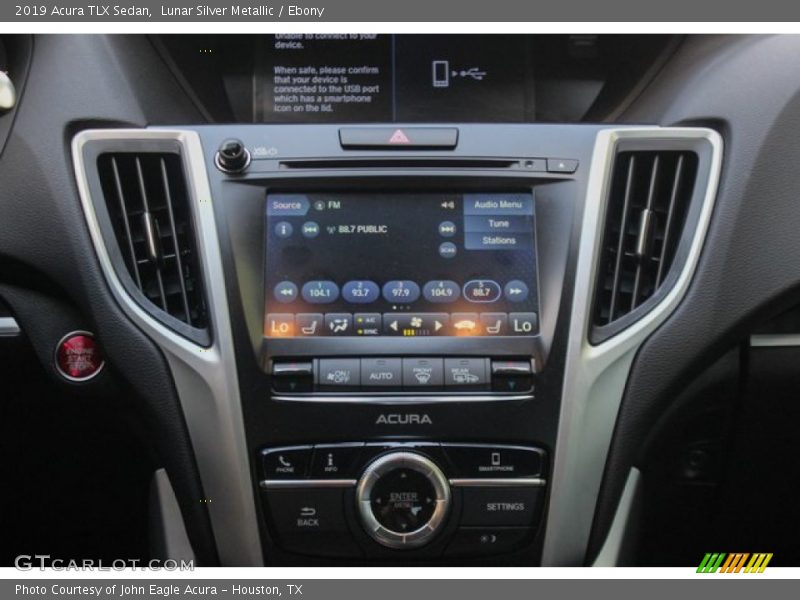 Lunar Silver Metallic / Ebony 2019 Acura TLX Sedan