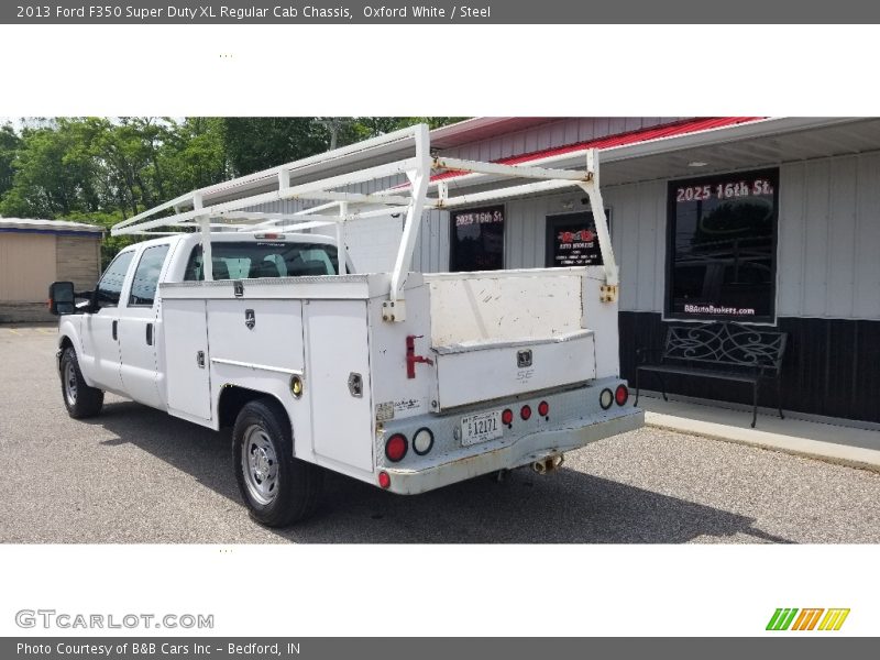 Oxford White / Steel 2013 Ford F350 Super Duty XL Regular Cab Chassis