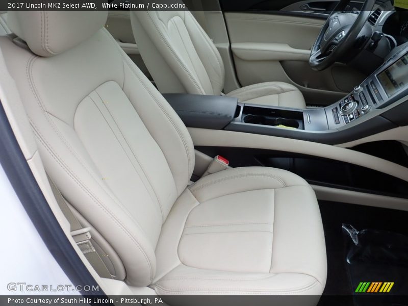 Front Seat of 2017 MKZ Select AWD