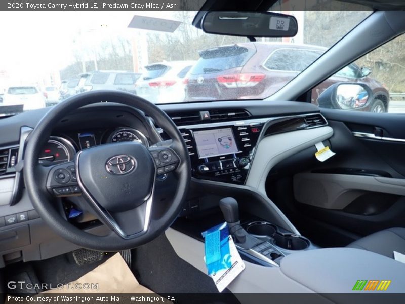 Predawn Gray Mica / Ash 2020 Toyota Camry Hybrid LE
