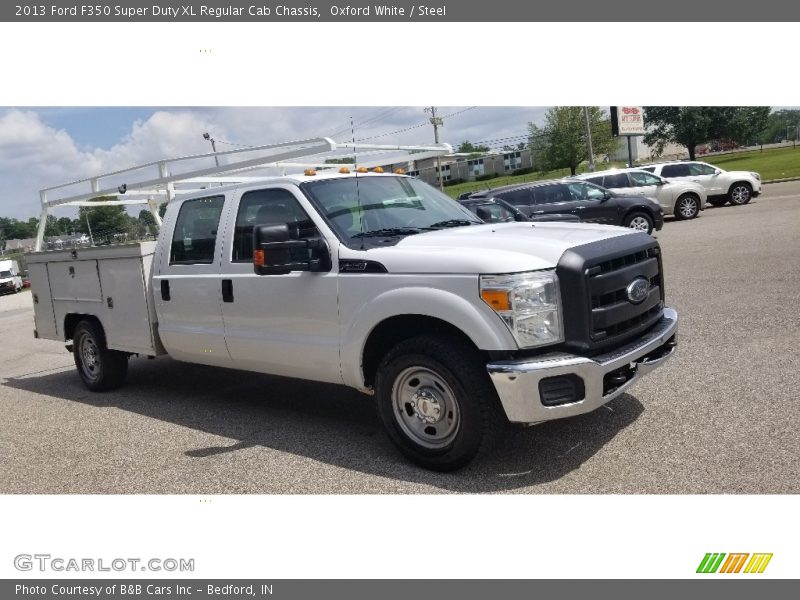 Oxford White / Steel 2013 Ford F350 Super Duty XL Regular Cab Chassis
