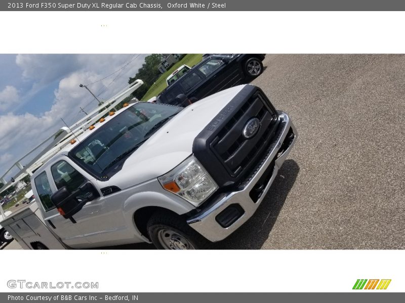 Oxford White / Steel 2013 Ford F350 Super Duty XL Regular Cab Chassis
