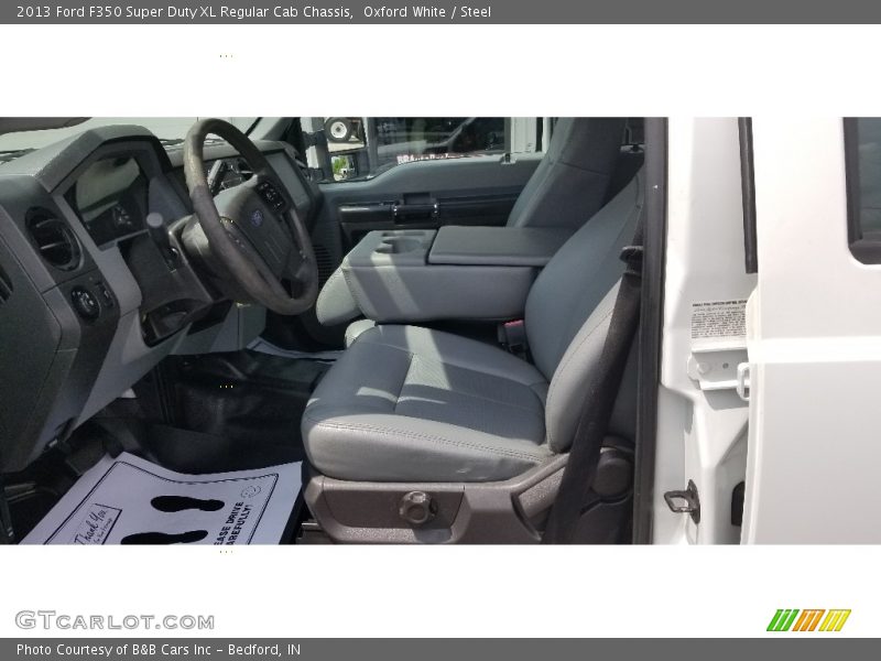 Oxford White / Steel 2013 Ford F350 Super Duty XL Regular Cab Chassis