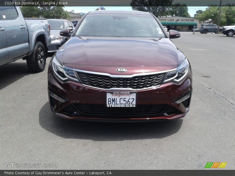 Sangria / Black 2020 Kia Optima LX