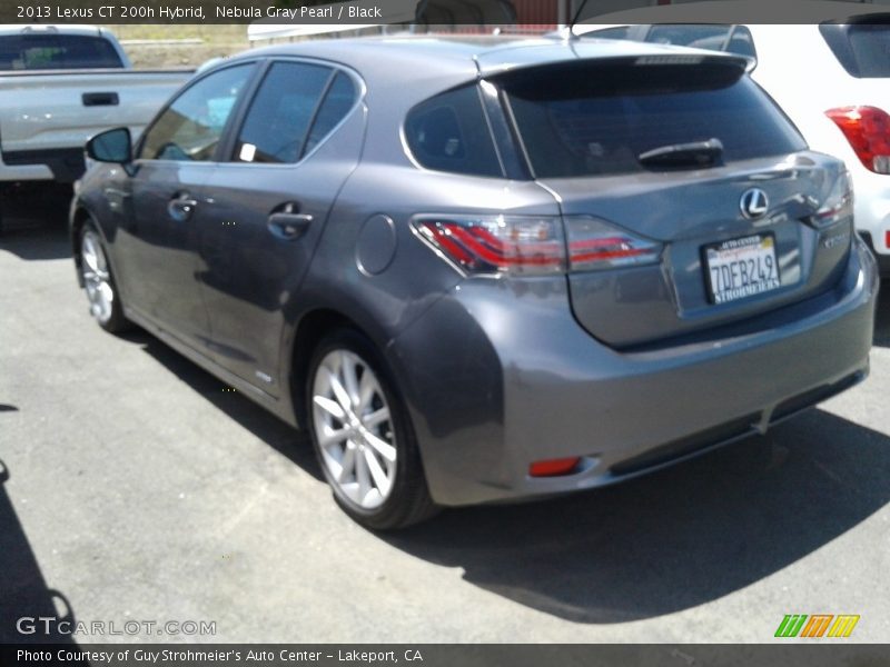 Nebula Gray Pearl / Black 2013 Lexus CT 200h Hybrid