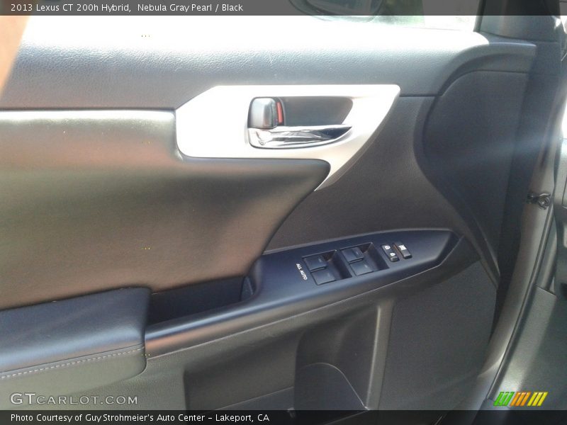 Nebula Gray Pearl / Black 2013 Lexus CT 200h Hybrid