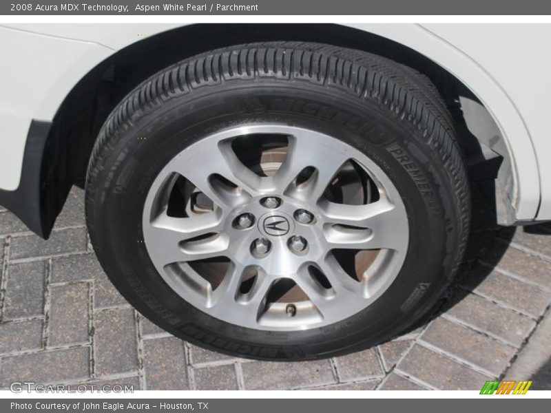 Aspen White Pearl / Parchment 2008 Acura MDX Technology