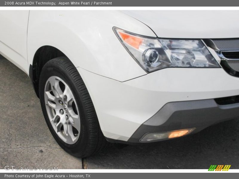 Aspen White Pearl / Parchment 2008 Acura MDX Technology