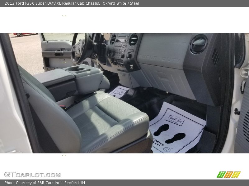 Oxford White / Steel 2013 Ford F350 Super Duty XL Regular Cab Chassis