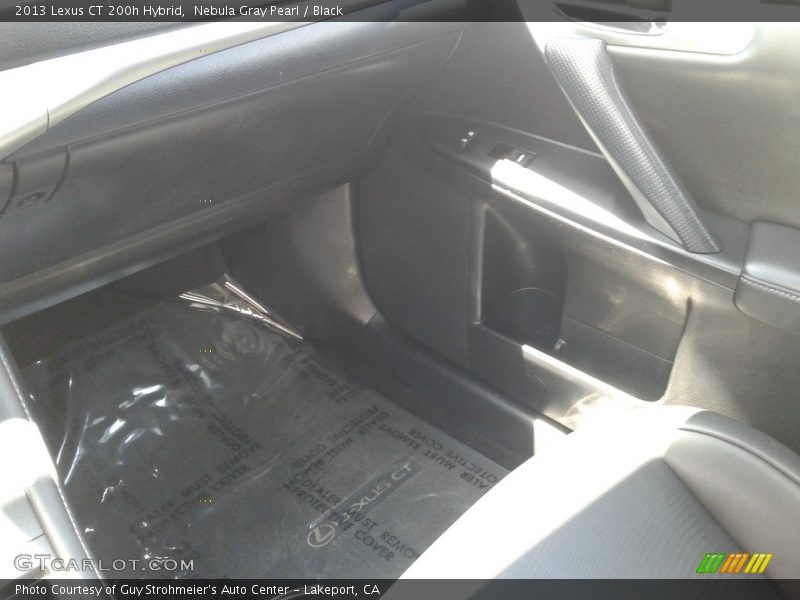 Nebula Gray Pearl / Black 2013 Lexus CT 200h Hybrid