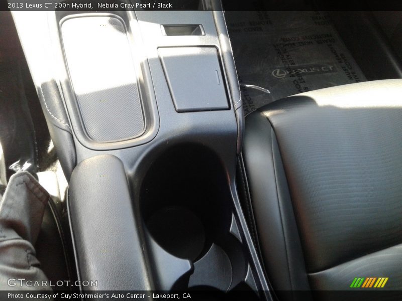 Nebula Gray Pearl / Black 2013 Lexus CT 200h Hybrid