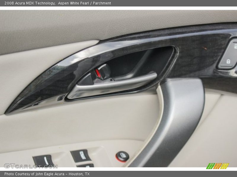 Aspen White Pearl / Parchment 2008 Acura MDX Technology