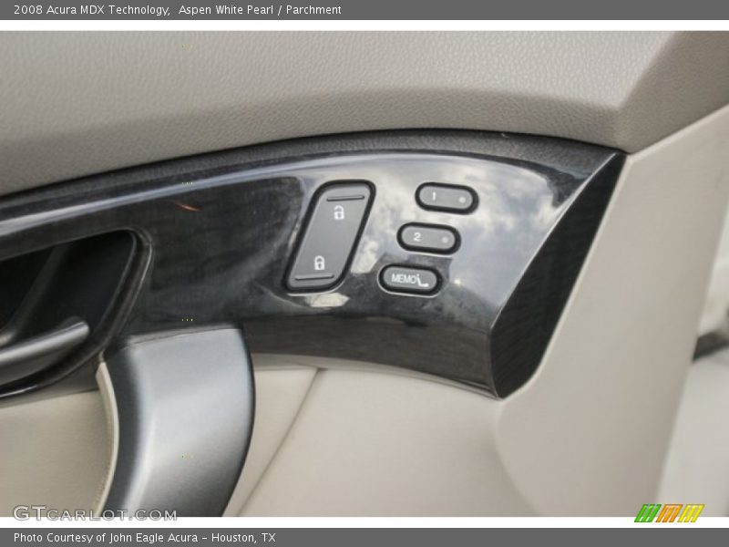 Aspen White Pearl / Parchment 2008 Acura MDX Technology
