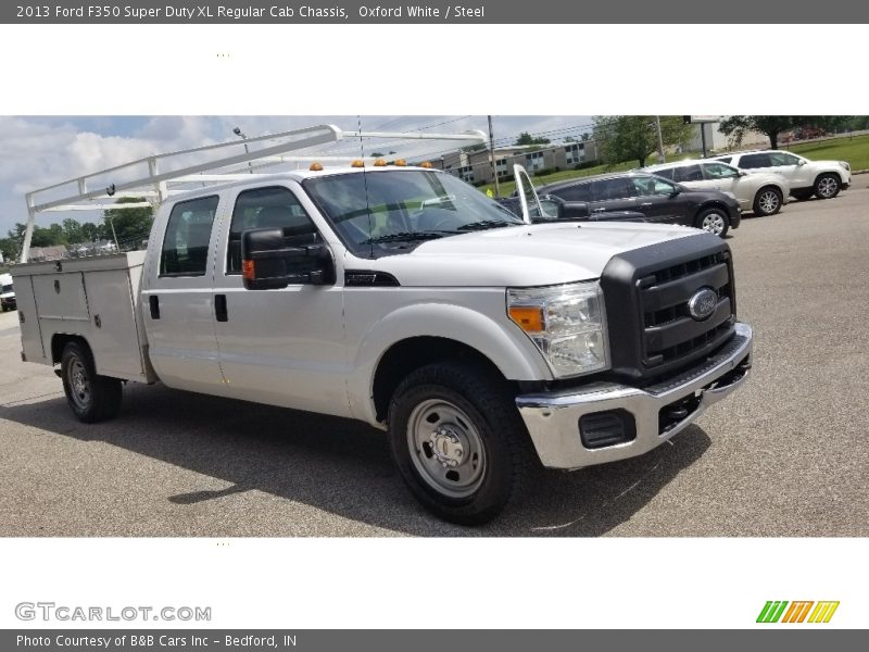Oxford White / Steel 2013 Ford F350 Super Duty XL Regular Cab Chassis