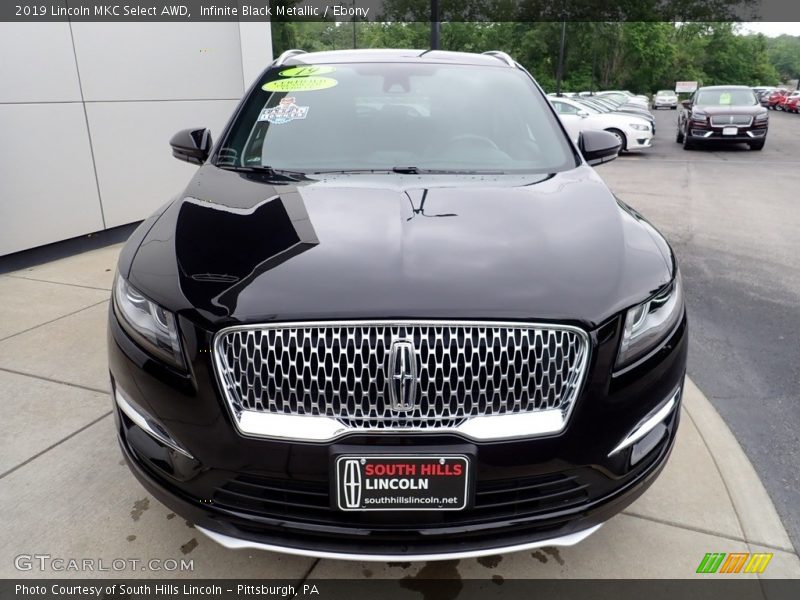 Infinite Black Metallic / Ebony 2019 Lincoln MKC Select AWD
