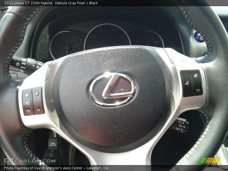 Nebula Gray Pearl / Black 2013 Lexus CT 200h Hybrid