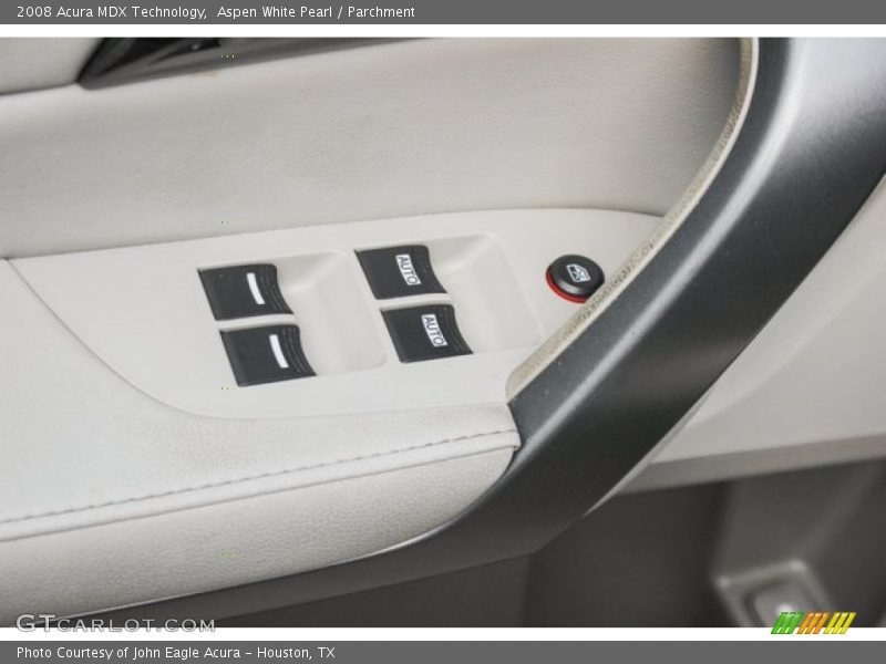 Aspen White Pearl / Parchment 2008 Acura MDX Technology