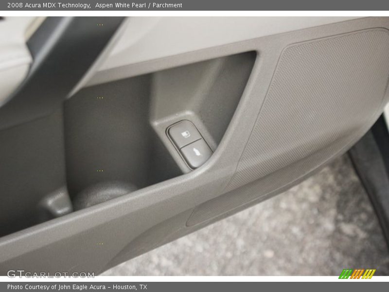 Aspen White Pearl / Parchment 2008 Acura MDX Technology