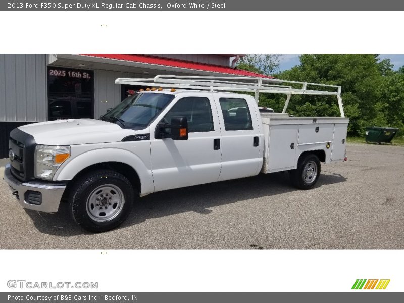 Oxford White / Steel 2013 Ford F350 Super Duty XL Regular Cab Chassis
