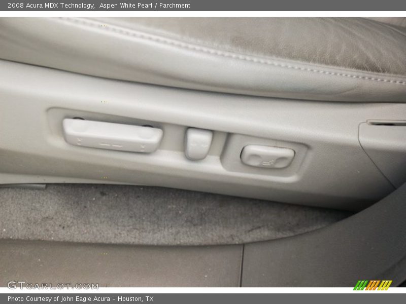 Aspen White Pearl / Parchment 2008 Acura MDX Technology