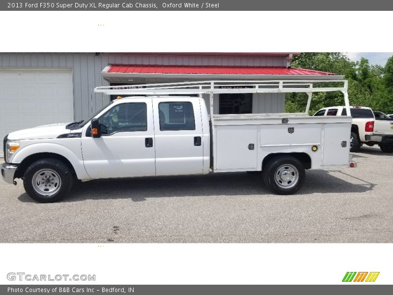 Oxford White / Steel 2013 Ford F350 Super Duty XL Regular Cab Chassis