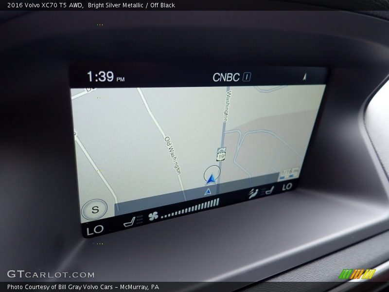Bright Silver Metallic / Off Black 2016 Volvo XC70 T5 AWD