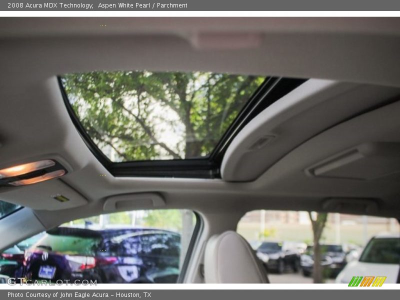 Aspen White Pearl / Parchment 2008 Acura MDX Technology
